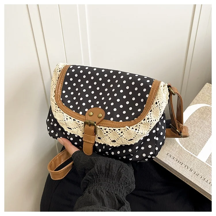 2025 New Korean Sle Polka Dot Design Ladies oulder Crossbody Bag Casual Simple Sle Pure Color Soft Handle Medium Size
2025 New Korean Sle Polka Dot Design Ladies oulder Crossbody Bag Casual Simple Sle Pure Color Soft Handle Medium Size