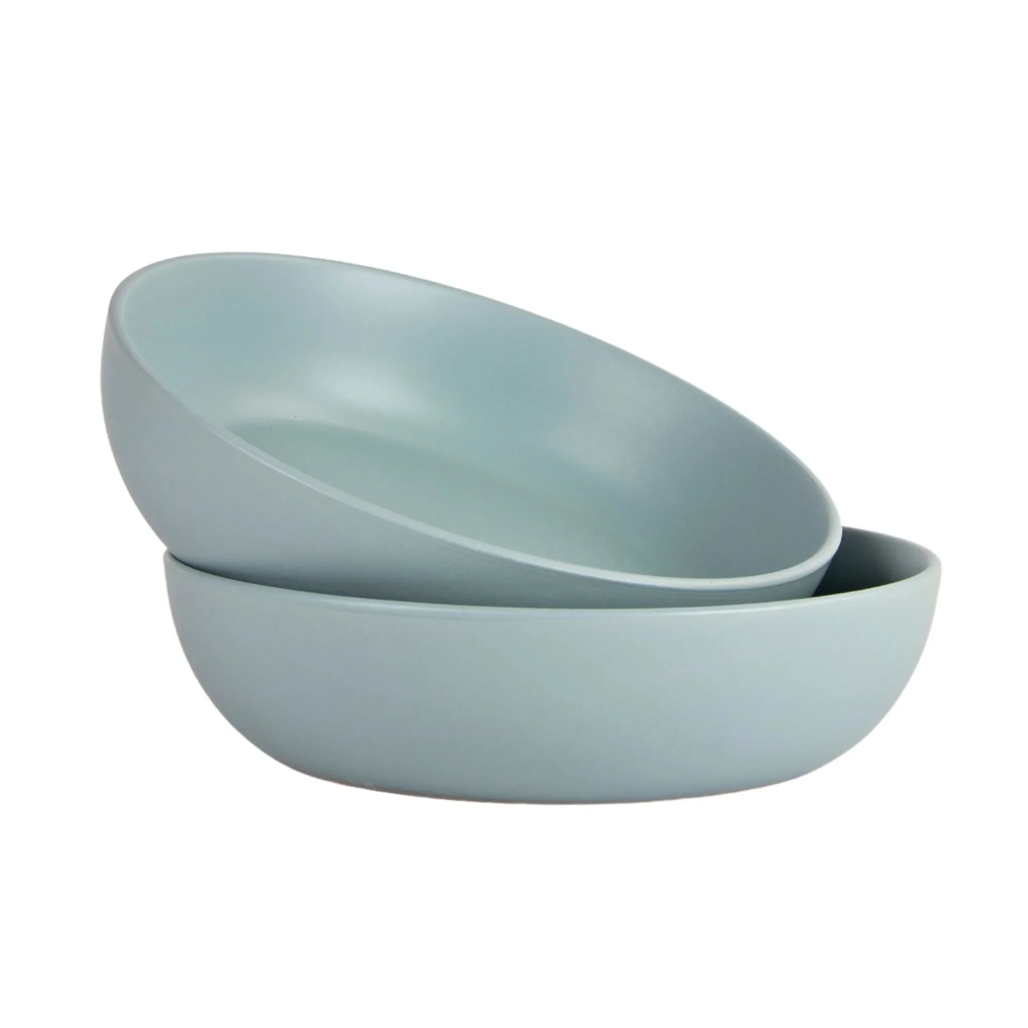 Wazee Matte Stoneware Serving Bowls Set of 2, Mineral Blue, Microwave & Dishwasher Safe
Wazee Matte Stoneware Serving Bowls Set of 2, Mineral Blue, Microwave & Dishwasher Safe
