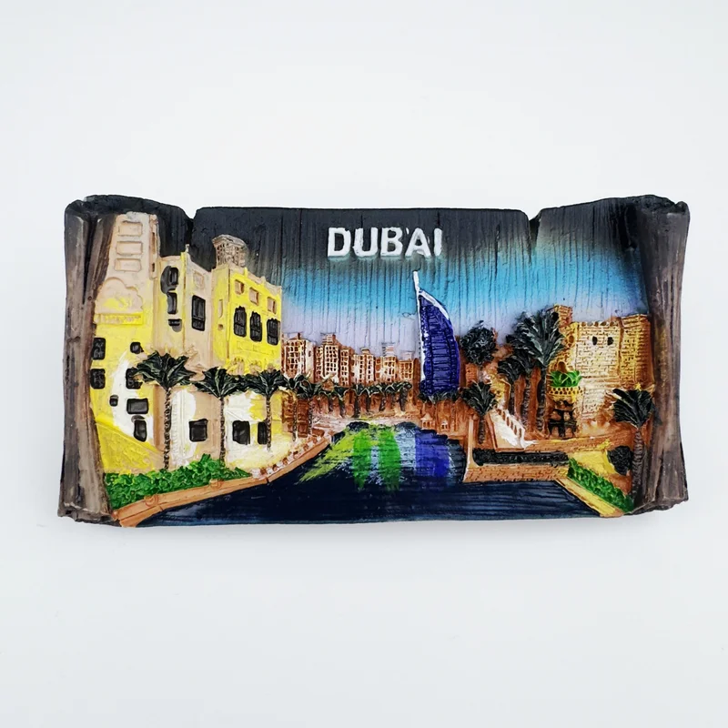 Resin Dubai Creative Refrigerator Sticker Creative Tourism Souvenir Magnetic Tape 3D Stereoscopic Crafts Gift
Resin Dubai Creative Refrigerator Sticker Creative Tourism Souvenir Magnetic Tape 3D Stereoscopic Crafts Gift