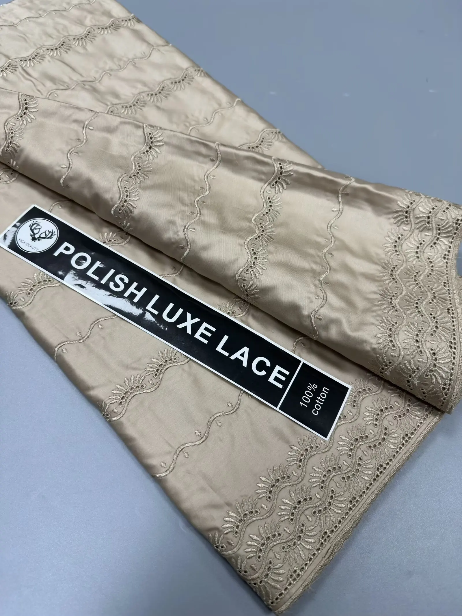 Luxury Polish Lace French 100% Cotton Lace Nigeria African Polish Lace Fabric 2026 High Quality For DIY Men Dress
Luxury Polish Lace French 100% Cotton Lace Nigeria African Polish Lace Fabric 2026 High Quality For DIY Men Dress