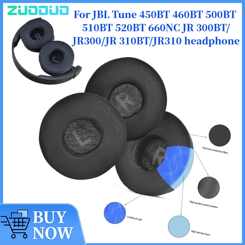 ZUODUO Replacement Earpads for JBL Tune 450BT 460BT 500BT 510BT 520BT 660NC JR 300BT/JR300/JR 310BT/JR310 Headphones Ear Pads
ZUODUO Replacement Earpads for JBL Tune 450BT 460BT 500BT 510BT 520BT 660NC JR 300BT/JR300/JR 310BT/JR310 Headphones Ear Pads
