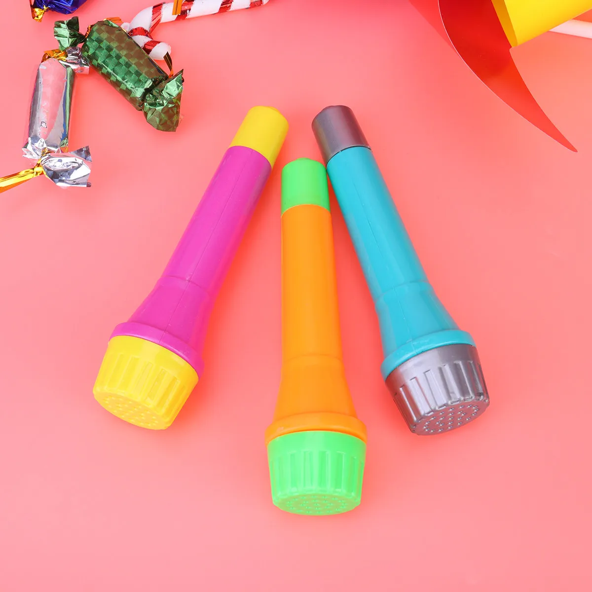 8Pcs Microphone Candy Color Plastic Party Performance Musical Props for Stage Singing Halloween Costume Bar Show
8Pcs Microphone Candy Color Plastic Party Performance Musical Props for Stage Singing Halloween Costume Bar Show