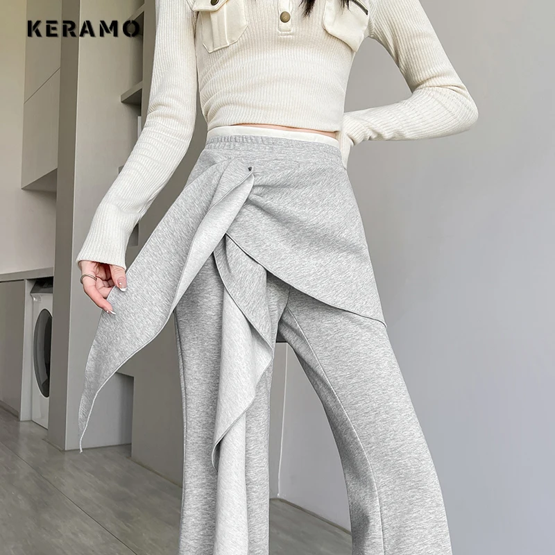 2025 Autumn Casual Style Grey High Waist Straight Pants Women's Fashion Drawstring Loose Fit Vintage Full Length Trousers
2025 Autumn Casual Style Grey High Waist Straight Pants Women's Fashion Drawstring Loose Fit Vintage Full Length Trousers