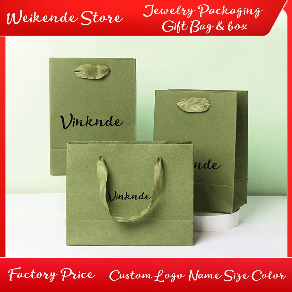 Custom Logo Olive Green Tote Bags Personalization Business Clothing Jewelry Cosmetic Store Packing Bag Wedding Favor Gift Sack
Custom Logo Olive Green Tote Bags Personalization Business Clothing Jewelry Cosmetic Store Packing Bag Wedding Favor Gift Sack