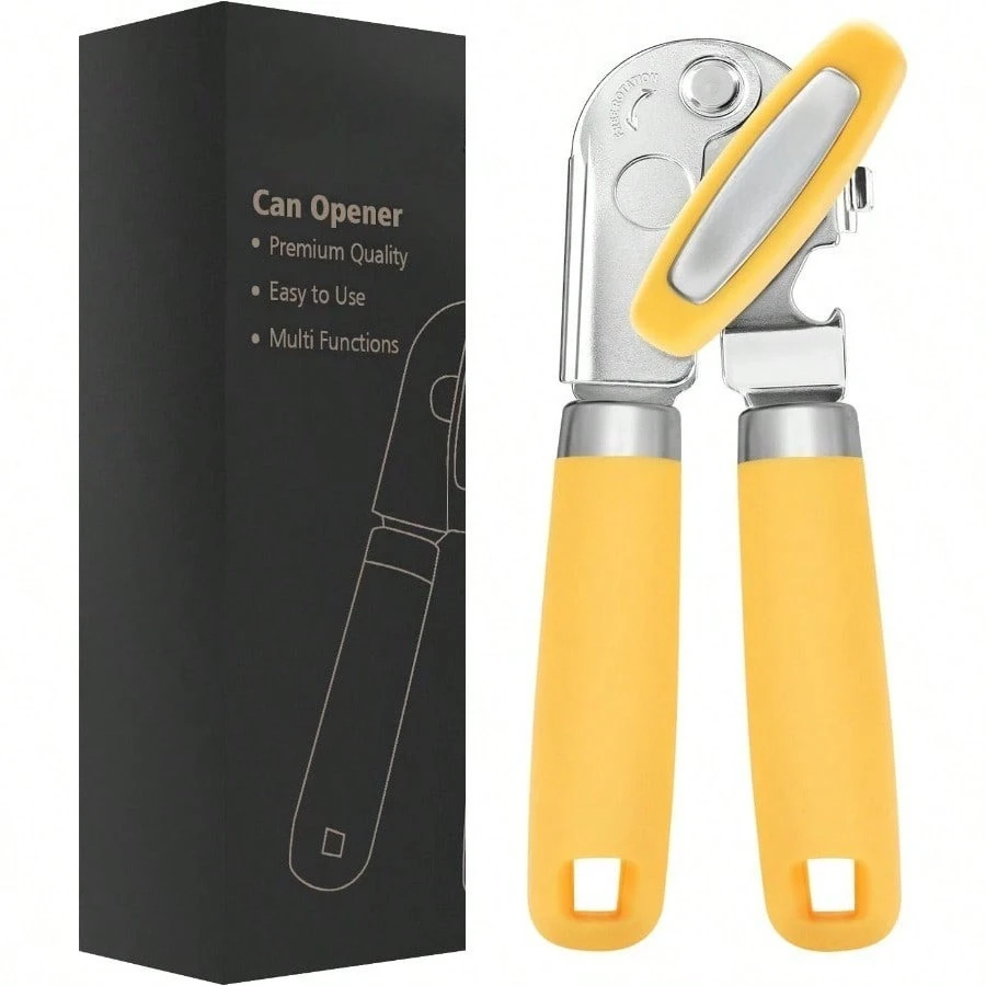 Manual Can Opener With Magnet Heavy Duty Hand Held Can Opener With Durable Sharp Blade And Smooth Edge EffortSaving Knob Soft Grip Rubber Handle Multifunctional Bottle Opener Orange
Manual Can Opener With Magnet Heavy Duty Hand Held Can Opener With Durable Sharp Blade And Smooth Edge EffortSaving Knob Soft Grip Rubber Handle Multifunctional Bottle Opener Orange