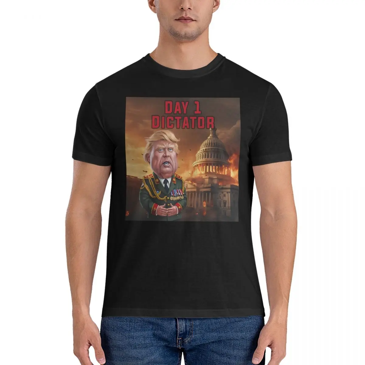 Funny Men's T Shirt T-Trump Vintage Tee Shirt Short Sleeve Round Neck T-Shirts 100% Cotton Gift Idea Clothes
Funny Men's T Shirt T-Trump Vintage Tee Shirt Short Sleeve Round Neck T-Shirts 100% Cotton Gift Idea Clothes