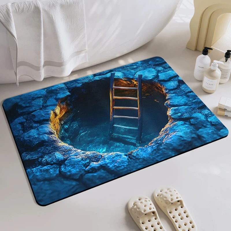 3D Visual Illusion Door Mat Home Use Dirt-resistant and Wear-resistant Entrance Door Footpad Bathroom Water-absorbing Floor Mat
3D Visual Illusion Door Mat Home Use Dirt-resistant and Wear-resistant Entrance Door Footpad Bathroom Water-absorbing Floor Mat