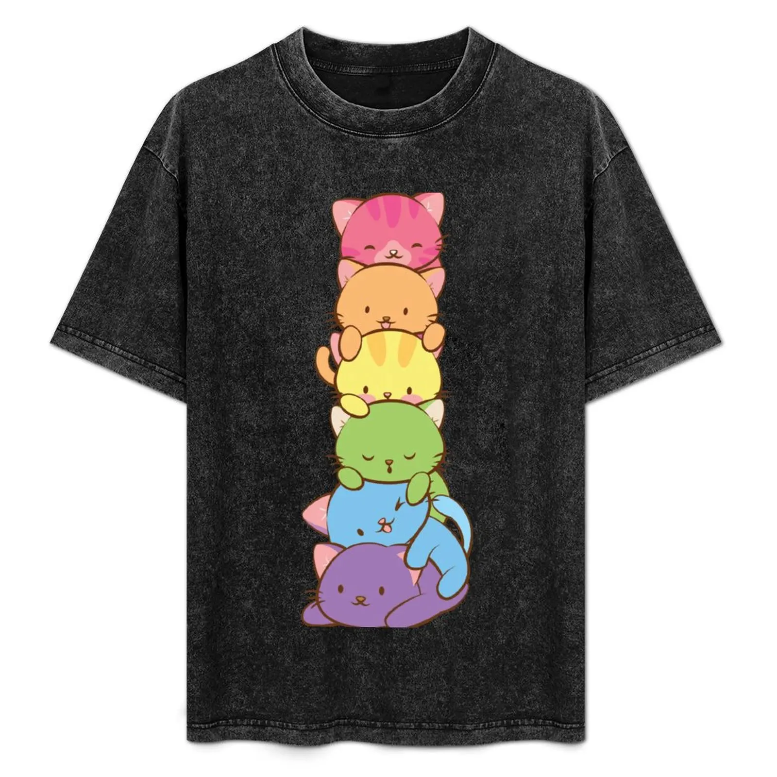 LGBT Gay Pride Flag Kawaii Rainbow Cats T-Shirt Plus Size Lightweight Tee Shirt
LGBT Gay Pride Flag Kawaii Rainbow Cats T-Shirt Plus Size Lightweight Tee Shirt