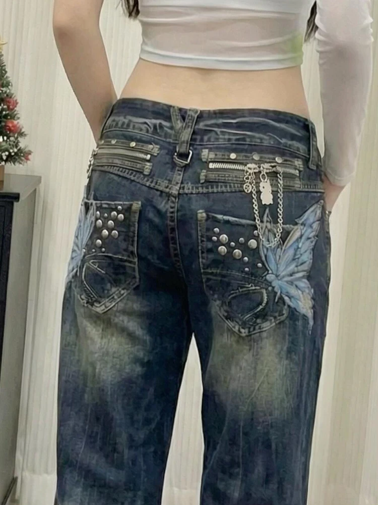 American Style Low Waist Bell Bottoms Women's Jeans Embroidery Vintage Slimming Floor Length Trousers
American Style Low Waist Bell Bottoms Women's Jeans Embroidery Vintage Slimming Floor Length Trousers