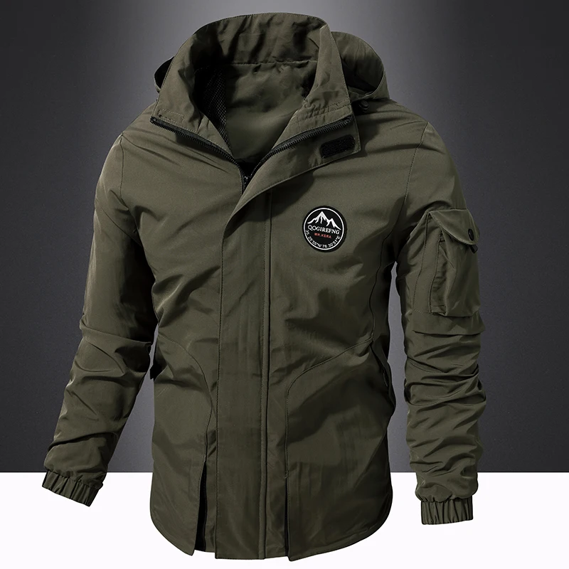 Autumn Outdoor Men's Technical Casual Jacket Windproof Black Green Military Bomber Jacket Load Oversized Versatile Jacket
Autumn Outdoor Men's Technical Casual Jacket Windproof Black Green Military Bomber Jacket Load Oversized Versatile Jacket