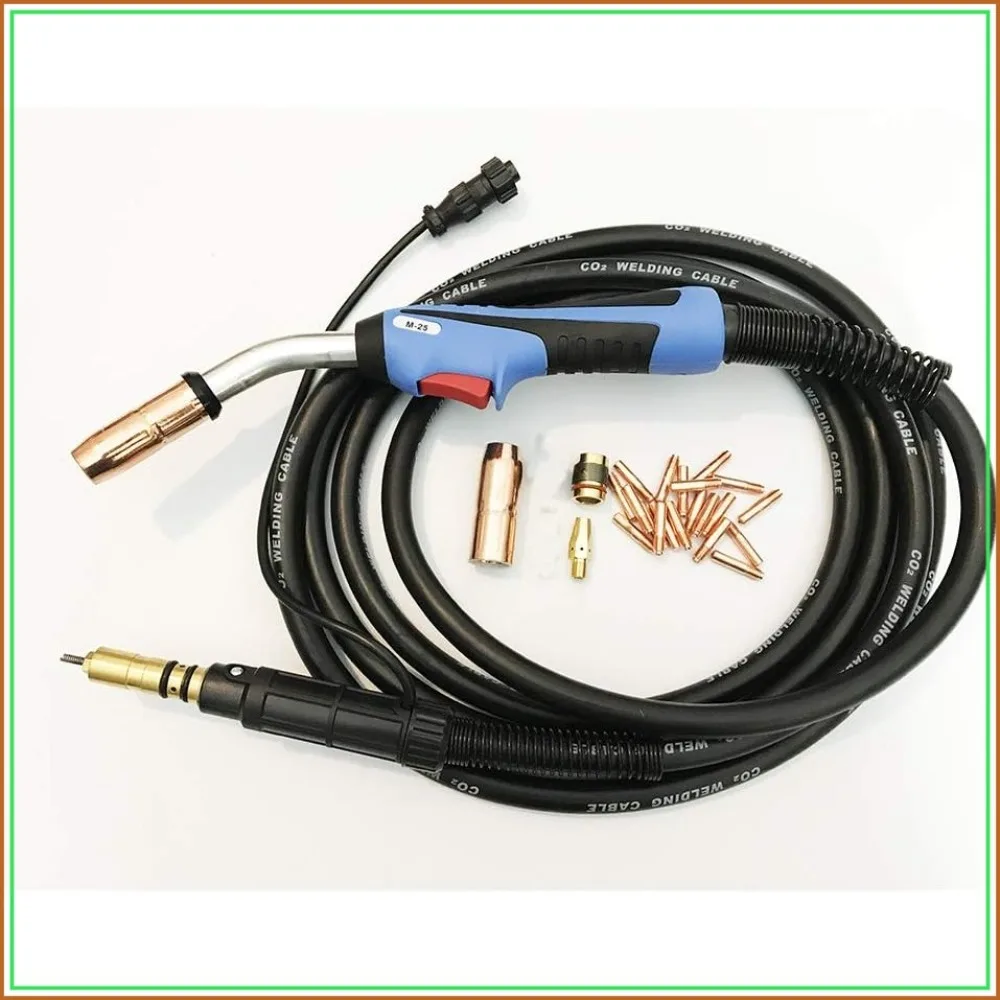 250A MIG Welding Gun for Miller M-25, Millermatic 200-252 (15ft .035 Kit)
250A MIG Welding Gun for Miller M-25, Millermatic 200-252 (15ft .035 Kit)