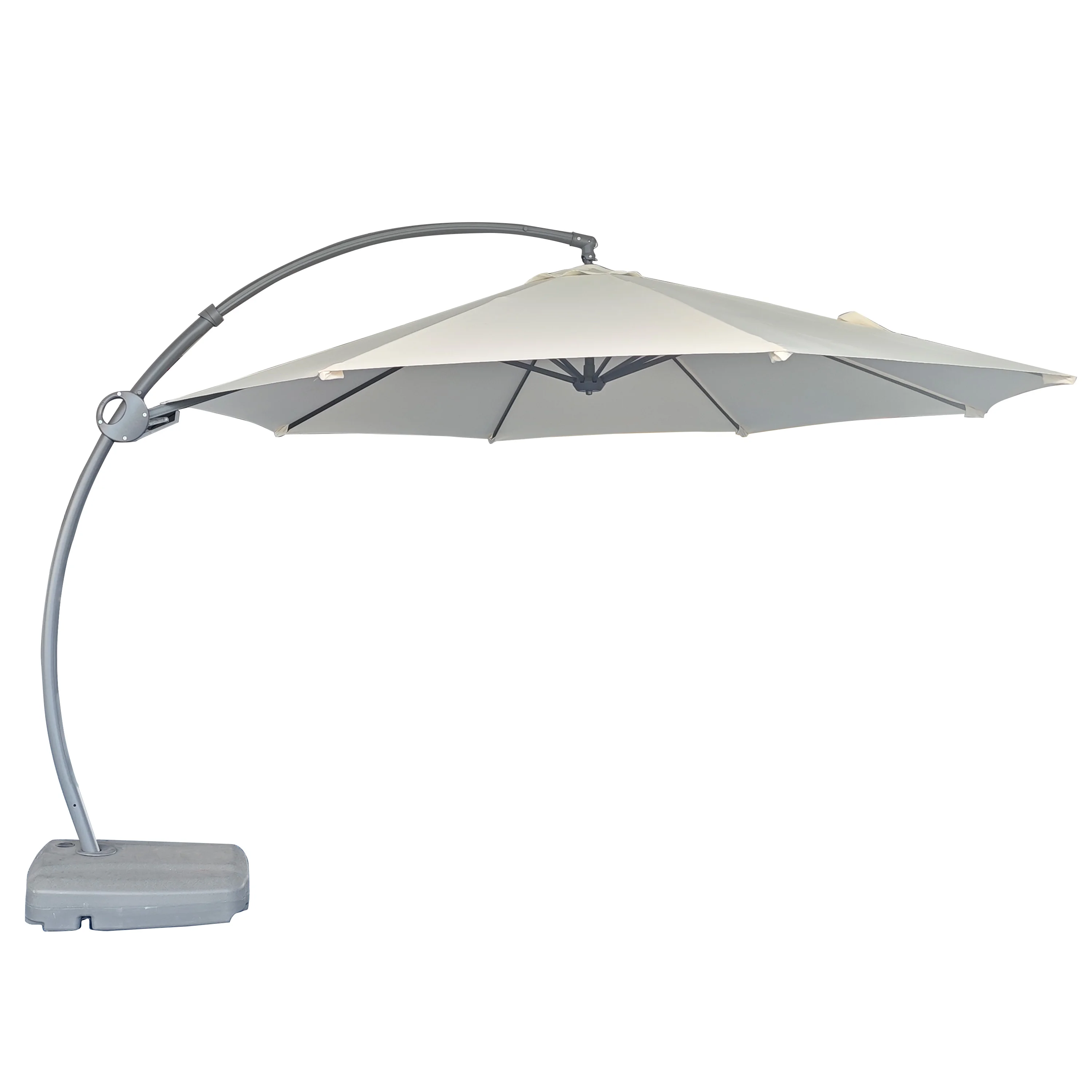 Garden Waterproof Curved Pole Roma Umbrella for Outdoor Sunshade Patio Pool Leisure Large Umbrella Sun Protection with Base
Garden Waterproof Curved Pole Roma Umbrella for Outdoor Sunshade Patio Pool Leisure Large Umbrella Sun Protection with Base