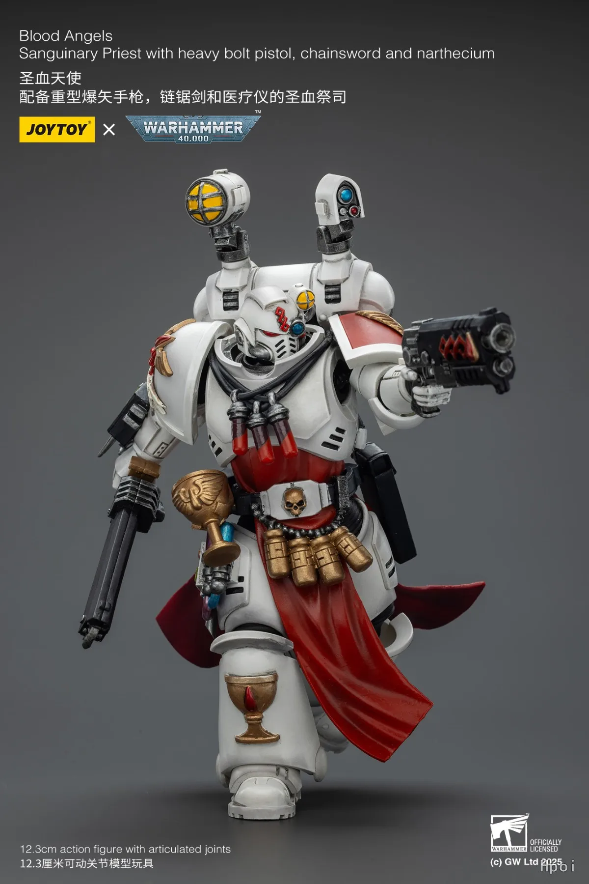 【TM】In Stock JOYTOY Warhammer40K Blood Angels Sanguinary Priest 1/18 Action Figures Model Toy Gift Collection Ornament
【TM】In Stock JOYTOY Warhammer40K Blood Angels Sanguinary Priest 1/18 Action Figures Model Toy Gift Collection Ornament