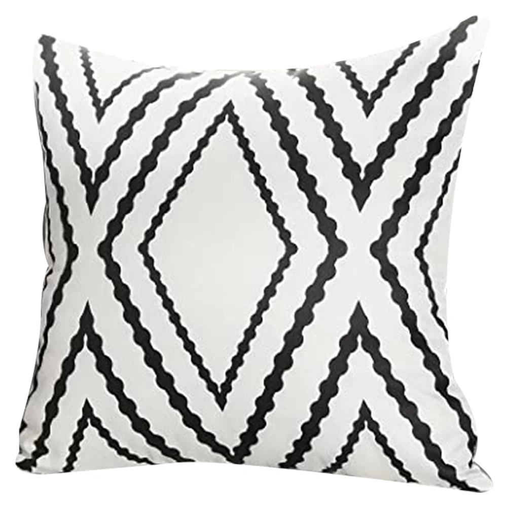 Outdoor Waterproof Pillowcase Stylish Decorative Black Pillows Throw Cover Home Polyester Pillowcases Unique White
Outdoor Waterproof Pillowcase Stylish Decorative Black Pillows Throw Cover Home Polyester Pillowcases Unique White