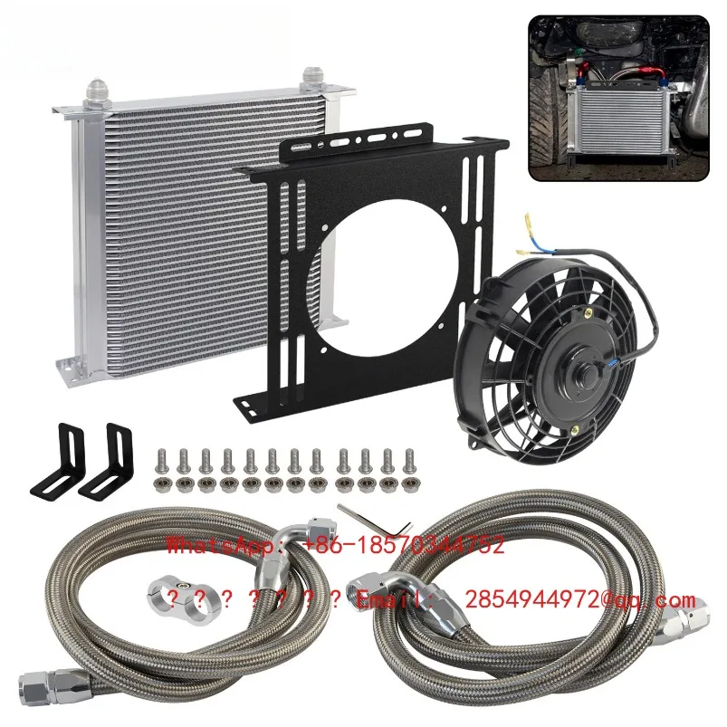 Automotive General Oil Radiator Modified British Oil Cooler AN10 Transmission Oil Cooling 40 Rows of Aluminum
Automotive General Oil Radiator Modified British Oil Cooler AN10 Transmission Oil Cooling 40 Rows of Aluminum