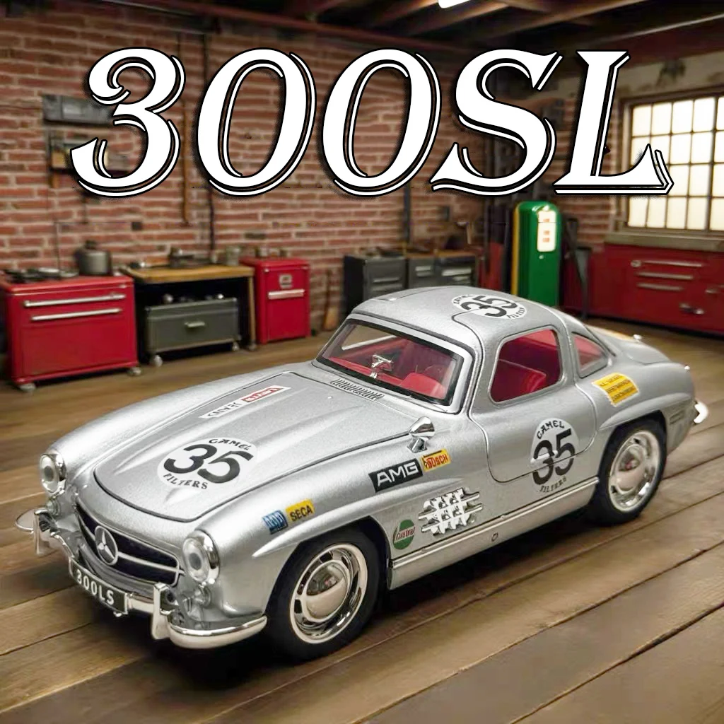 1:32 Scale 300SL Vintage Car Toy Models Alloy Diecast Sound Light Doors Opened Pull Back Rubber Tires for Kids Birthday Gifts
1:32 Scale 300SL Vintage Car Toy Models Alloy Diecast Sound Light Doors Opened Pull Back Rubber Tires for Kids Birthday Gifts