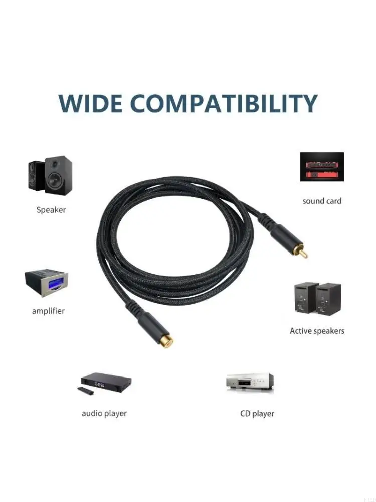 F42D Music Sound Extension Cable Male to Female Extension Cable Optimal Connectivity for HiFi and Amplifiers Speaker
F42D Music Sound Extension Cable Male to Female Extension Cable Optimal Connectivity for HiFi and Amplifiers Speaker