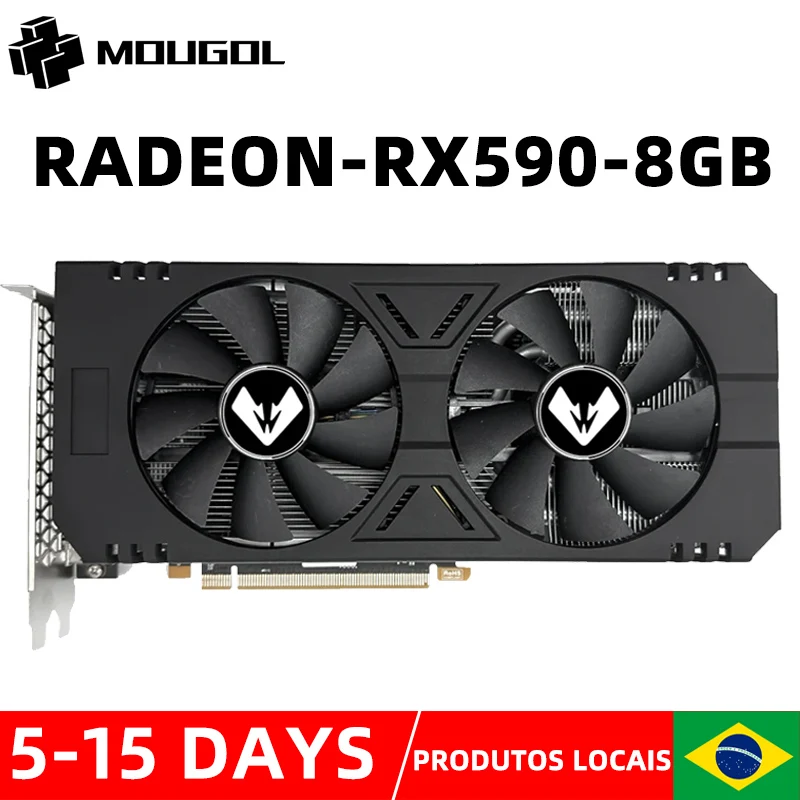 Игровая видеокарта MOUGOL Original AMD Radeon RX590 8 ГБ GDDR5 256bit PCI Express 3,0 × 16 8Pin GPU для настольных игровых компьютеров
Игровая видеокарта MOUGOL Original AMD Radeon RX590 8 ГБ GDDR5 256bit PCI Express 3,0 × 16 8Pin GPU для настольных игровых компьютеров