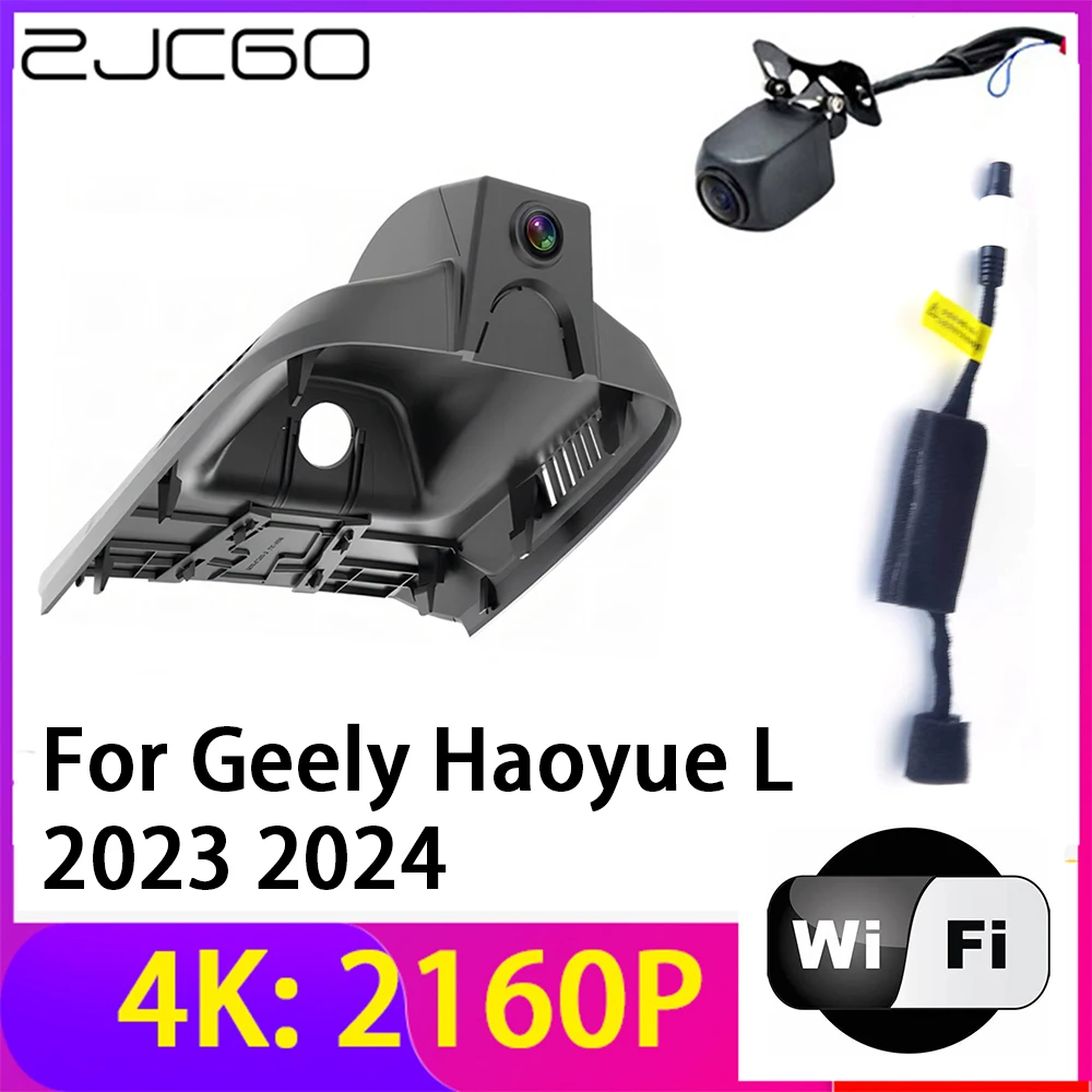 ZJCGO 4K 2160P Dash Cam Car DVR Camera 2 Lens Recorder Wifi Night Vision for Geely Haoyue L 2023 2024
ZJCGO 4K 2160P Dash Cam Car DVR Camera 2 Lens Recorder Wifi Night Vision for Geely Haoyue L 2023 2024