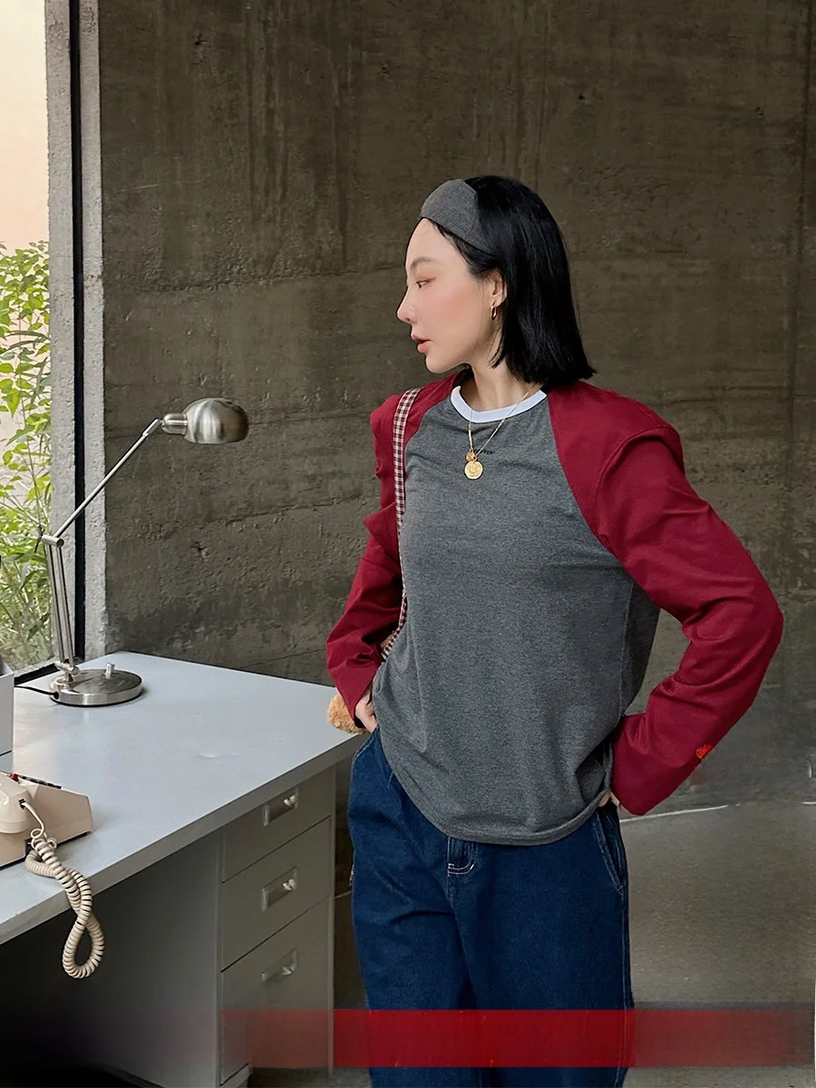 Брендовая футболка с длинными рукавами и вставками на плечах, повседневная, весна-лето, 100% хлопок, свободный крой, круглый вырез, стандартная длина
Брендовая футболка с длинными рукавами и вставками на плечах, повседневная, весна-лето, 100% хлопок, свободный крой, круглый вырез, стандартная длина