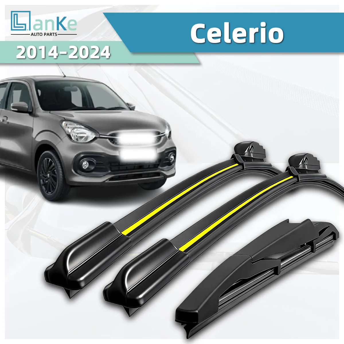 Suitable For Suzuki Celerio (2014-2024) Car Wipers With All-Weather Stability Durability Bi-Directional Front Windshield Wipers
Suitable For Suzuki Celerio (2014-2024) Car Wipers With All-Weather Stability Durability Bi-Directional Front Windshield Wipers