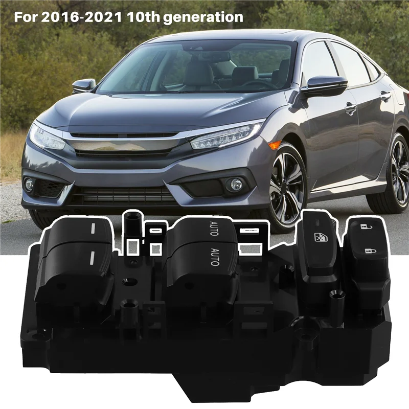 Electric Window Switch Glass Control Regulator Power Window Switch For 2016-2021 Honda Civic 35750-TEA-H02
Electric Window Switch Glass Control Regulator Power Window Switch For 2016-2021 Honda Civic 35750-TEA-H02