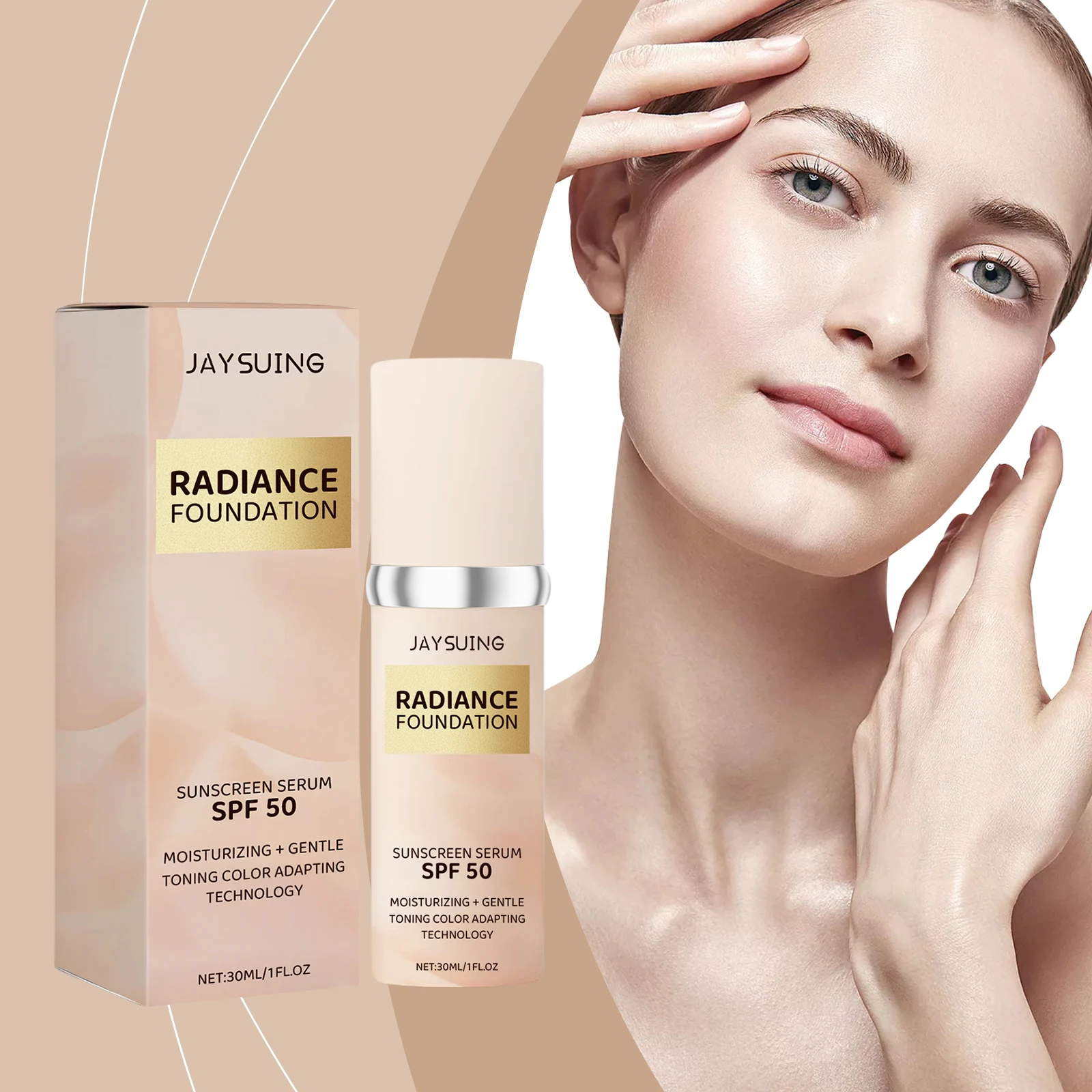 Natural Finish Foundation - Hydrating, Oil Control & Long Lasting, Covers Blemishes, SPF Protection, Non-Cakey
Natural Finish Foundation - Hydrating, Oil Control & Long Lasting, Covers Blemishes, SPF Protection, Non-Cakey