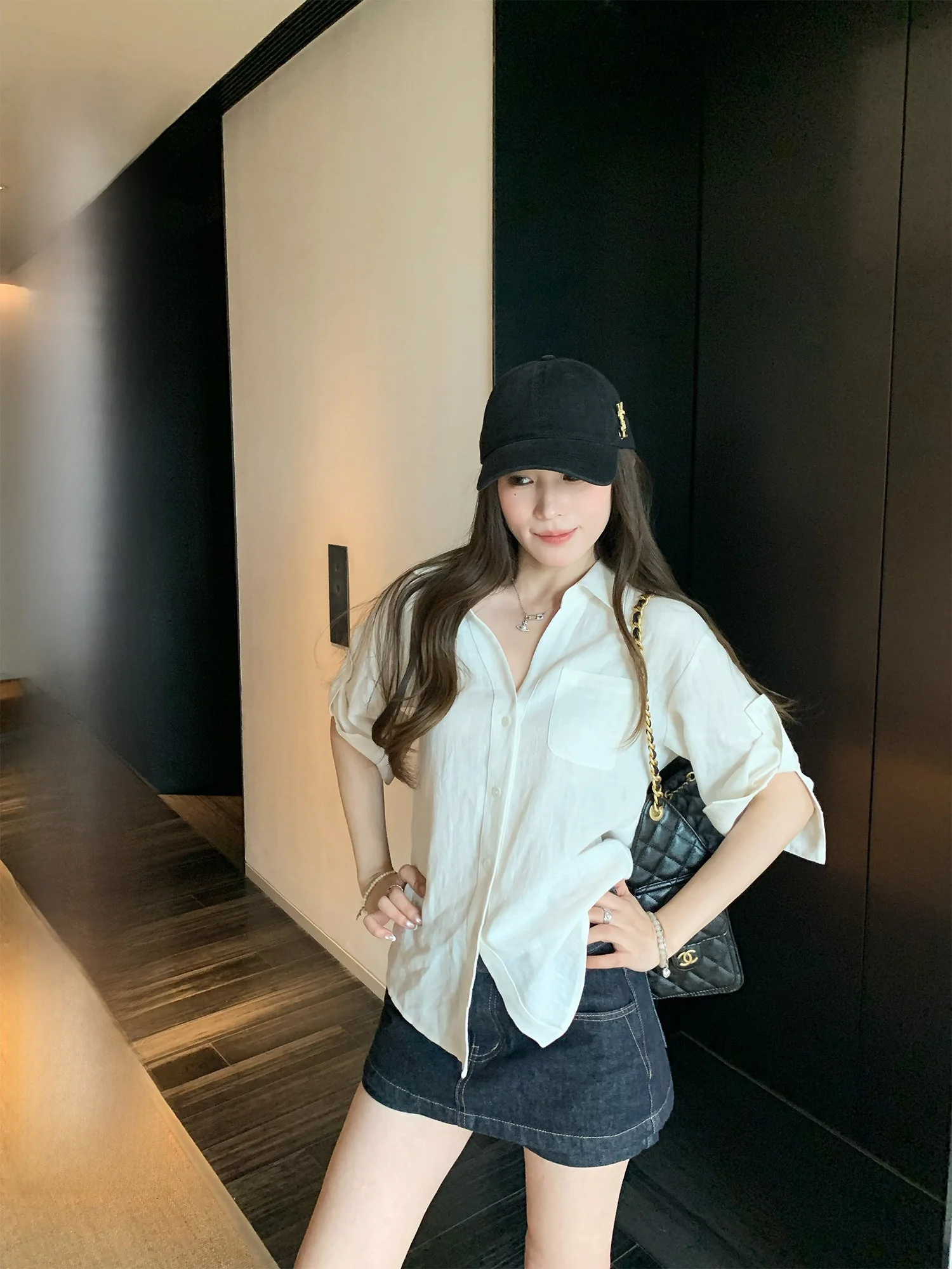 Hhyii Casual Style Loose Fit Women's Shirt Sun Protection White Long Sleeve Casual Shirt Slimming Effect Summer Top
Hhyii Casual Style Loose Fit Women's Shirt Sun Protection White Long Sleeve Casual Shirt Slimming Effect Summer Top