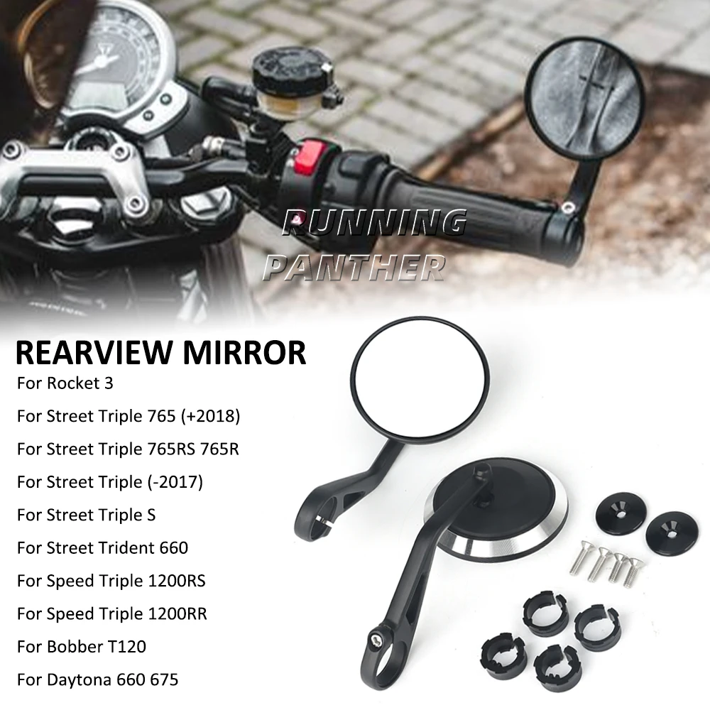 Для Rocket 3 Street Triple S 765 765RS 765R Speed Triple 1200RS 1200RR Комплект зеркал заднего вида на руле мотоцикла
Для Rocket 3 Street Triple S 765 765RS 765R Speed Triple 1200RS 1200RR Комплект зеркал заднего вида на руле мотоцикла