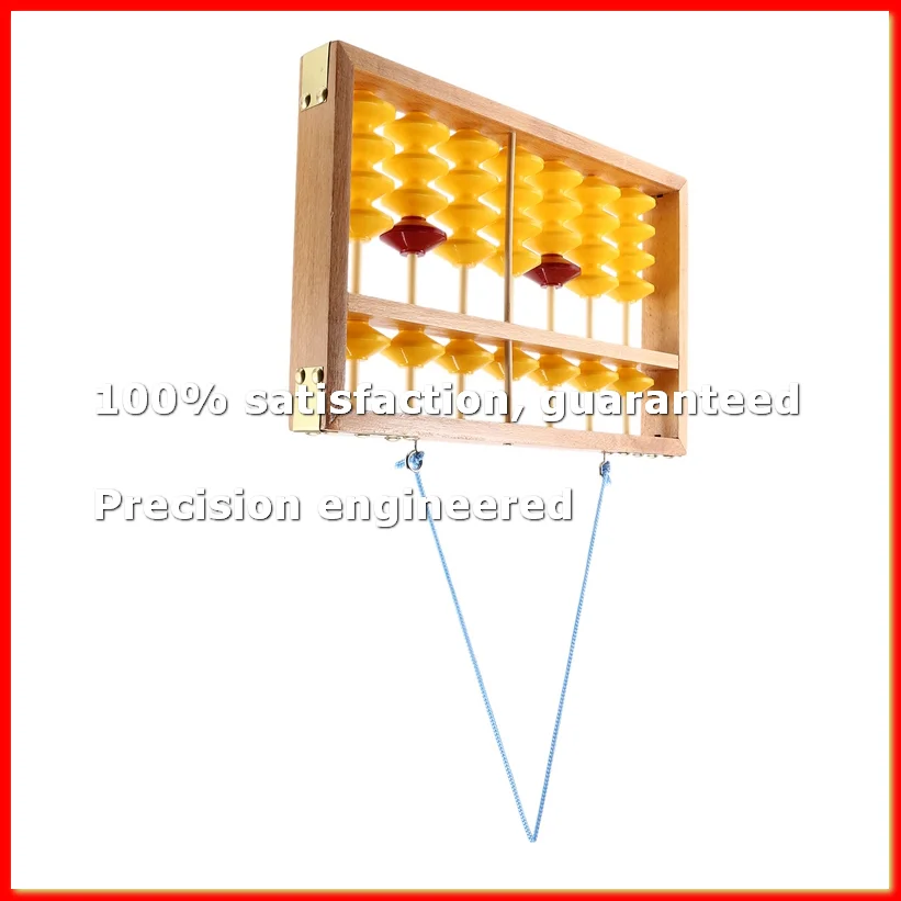7 Column Non-Slip Hanging Wooden Abacus Chinese Soroban Educational Tool Mathmetic Calculator for Student Teacher-A09G
7 Column Non-Slip Hanging Wooden Abacus Chinese Soroban Educational Tool Mathmetic Calculator for Student Teacher-A09G