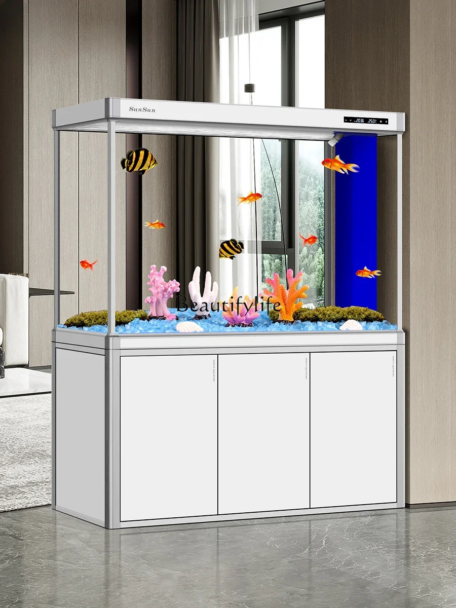 Living Room Intelligent Ecological Floor Home Entrance Large Super White Bottom Filter Aquarium
Living Room Intelligent Ecological Floor Home Entrance Large Super White Bottom Filter Aquarium