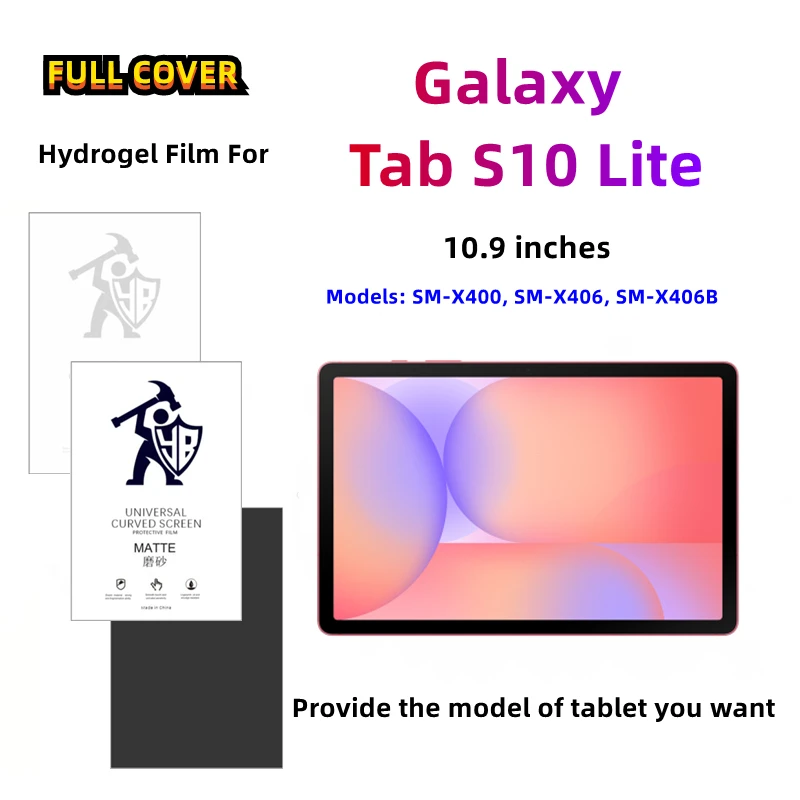 2pcs Matte Tablets Hydrogel Film For Galaxy Tab S10 Lite HD Screen Protector For Galaxy Tab S10 Lite 10.9 inches Anti Spy Film
2pcs Matte Tablets Hydrogel Film For Galaxy Tab S10 Lite HD Screen Protector For Galaxy Tab S10 Lite 10.9 inches Anti Spy Film