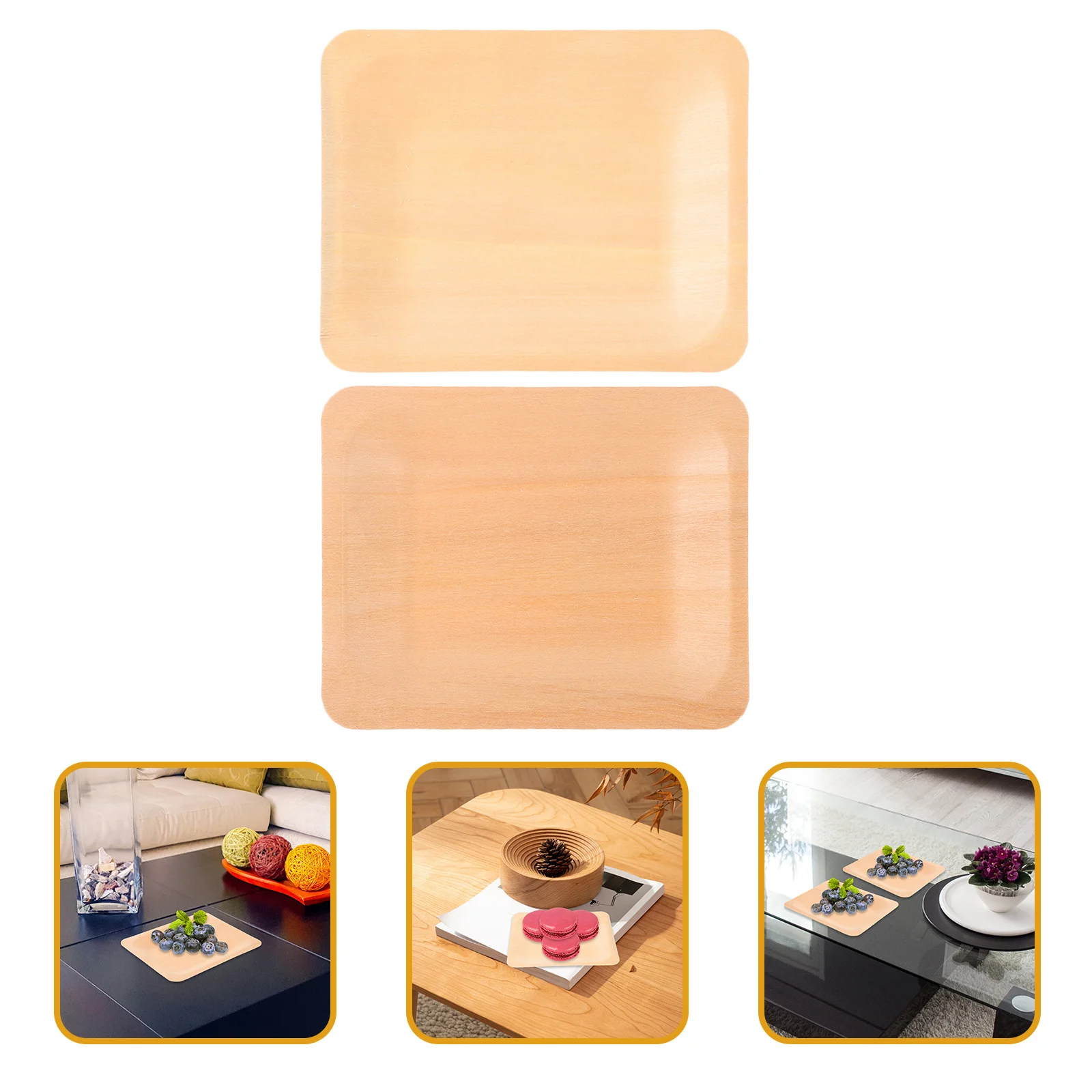 8Pcs Wooden Rectangular Tray Safe Durable Practical Food Plate for Parties Restaurants Hotels Gatherings Home Use Creative
8Pcs Wooden Rectangular Tray Safe Durable Practical Food Plate for Parties Restaurants Hotels Gatherings Home Use Creative