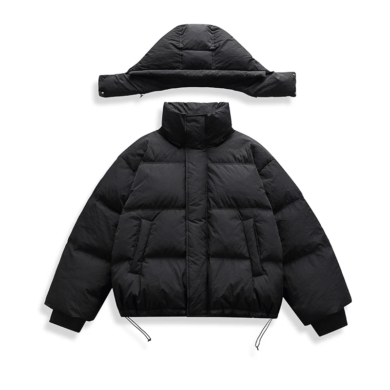 Detachable Hat 90 White Du down Puffer Jaet Outdoor Winter Warm Loose Windproof New Sle Coat Nylon Fabric Zipper Closure
Detachable Hat 90 White Du down Puffer Jaet Outdoor Winter Warm Loose Windproof New Sle Coat Nylon Fabric Zipper Closure