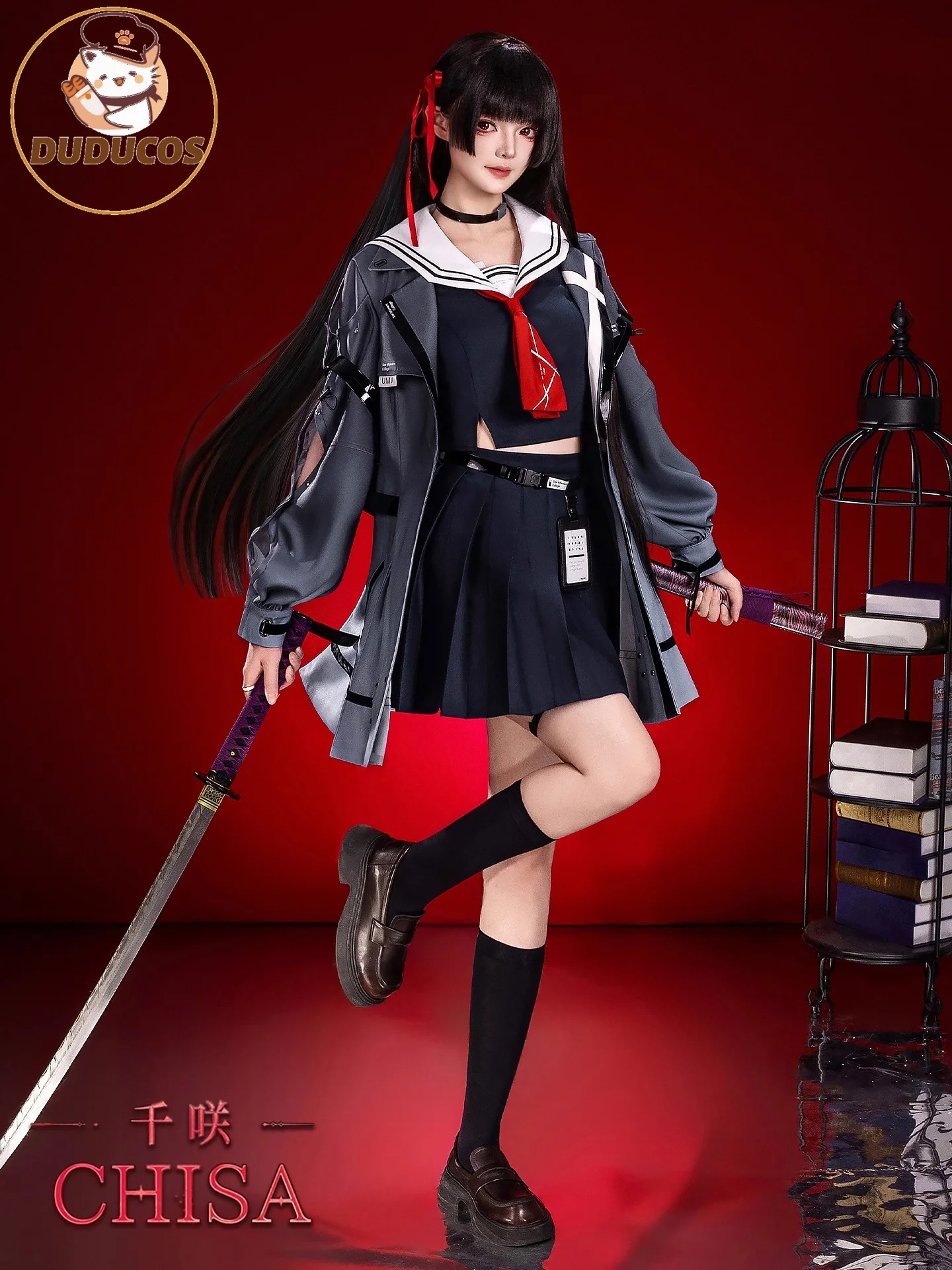 DUDUSR Wuthering Waves CHISA Cosplay Costume Women JK Uniform Roleplay Fantasia Outfits Halloween Carnival Party Suit
DUDUSR Wuthering Waves CHISA Cosplay Costume Women JK Uniform Roleplay Fantasia Outfits Halloween Carnival Party Suit