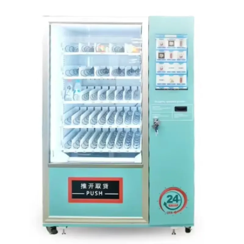 Customized 2025 New Style Vending Machine Snacks and Drinks Outdoor Vending Machines for Sale
Customized 2025 New Style Vending Machine Snacks and Drinks Outdoor Vending Machines for Sale