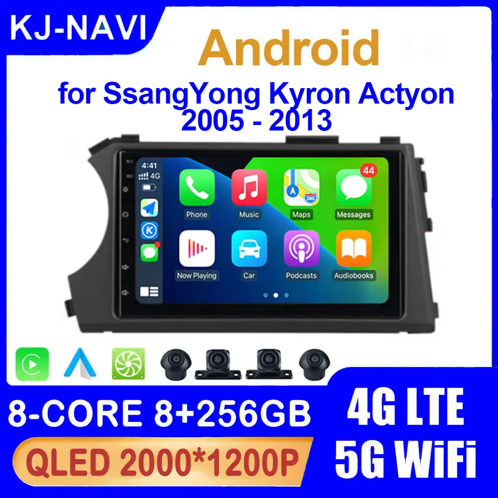7'' Android Auto for SsangYong Kyron Actyon 2005 - 2013 Wireless Carplay GPS Navigation Car Radio Multimedia Video Player
7'' Android Auto for SsangYong Kyron Actyon 2005 - 2013 Wireless Carplay GPS Navigation Car Radio Multimedia Video Player