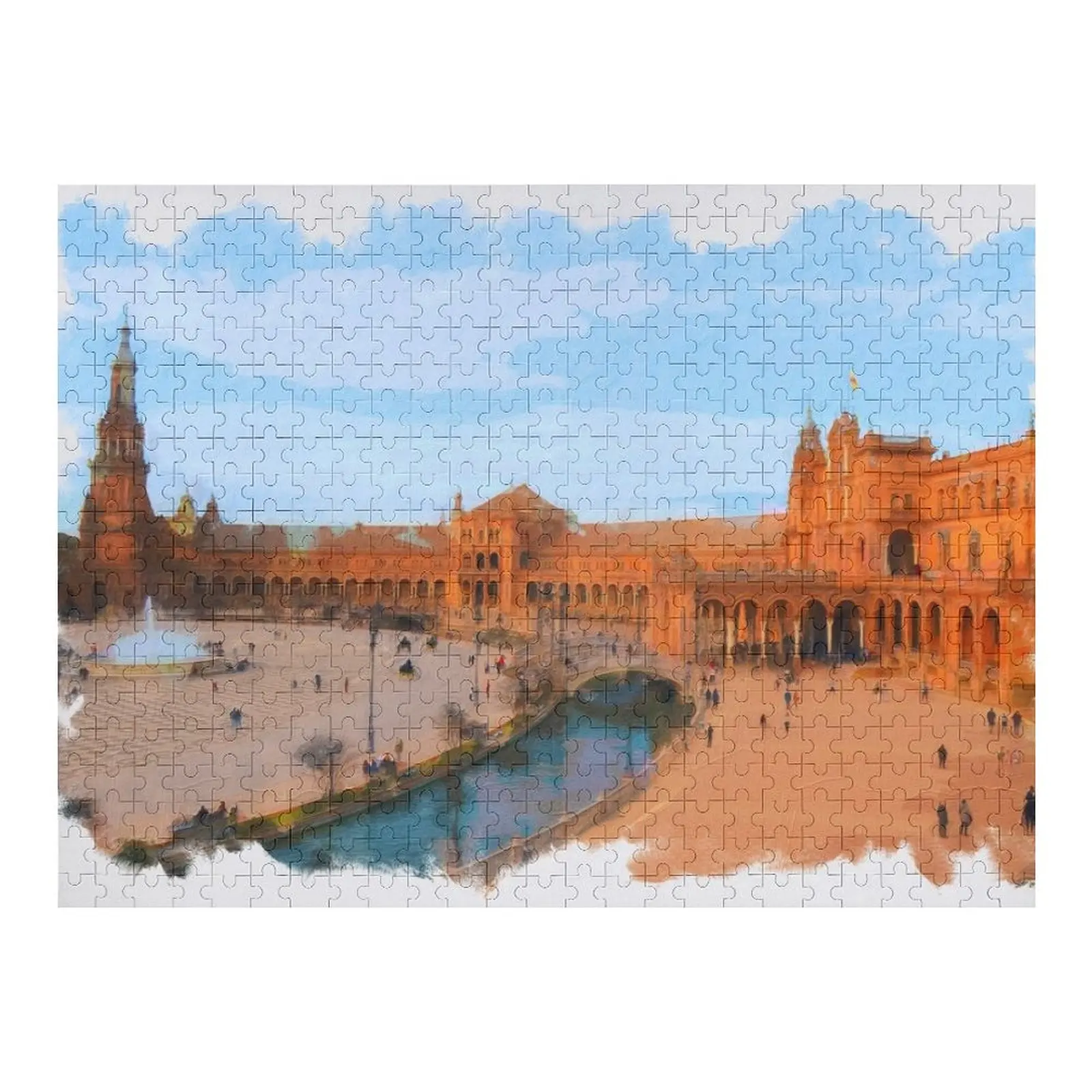 Plaza de Espana, Seville Jigsaw Puzzle Custom Child Toys For Children Custom Wooden Gift Custom Wooden Name Puzzle
Plaza de Espana, Seville Jigsaw Puzzle Custom Child Toys For Children Custom Wooden Gift Custom Wooden Name Puzzle