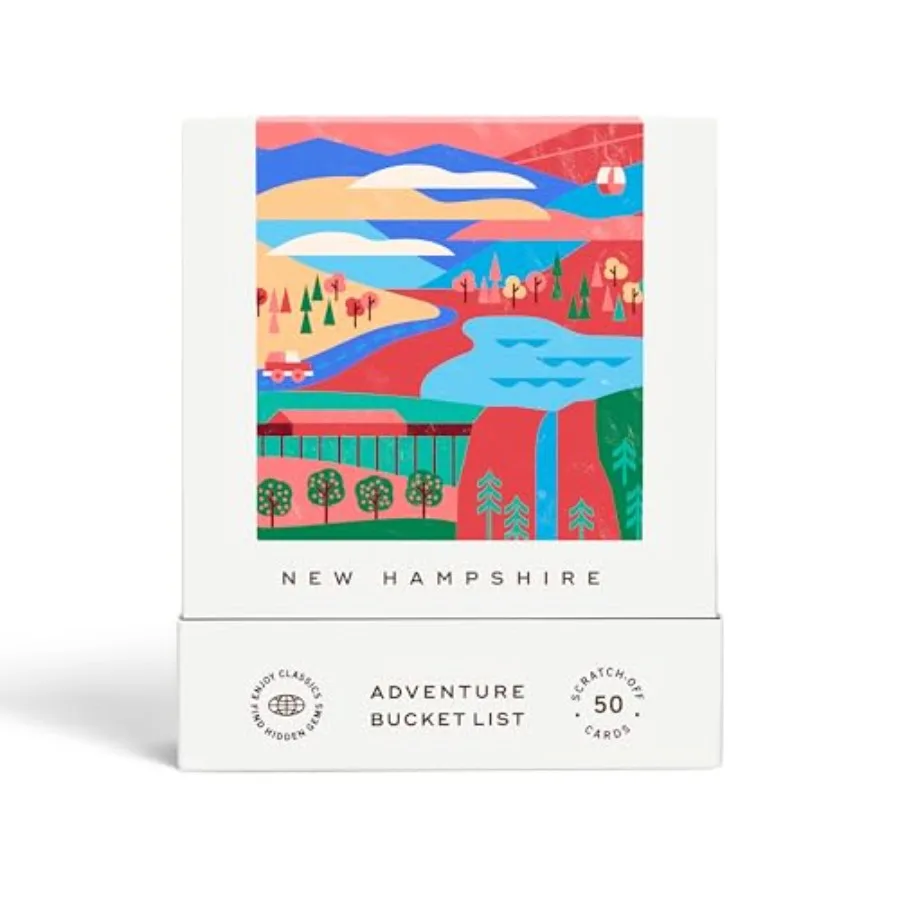 New Hampshire Adventure Bucket List: 50 Scratch-Off Cards for Outdoor Activities, Tourist Attractions, and Road Trips - Perfect
New Hampshire Adventure Bucket List: 50 Scratch-Off Cards for Outdoor Activities, Tourist Attractions, and Road Trips - Perfect
