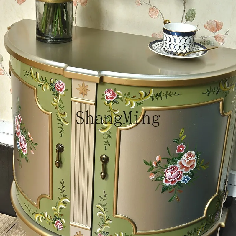 FG for storage lockers Country vintage lacquered corner cabinets Semi-circular entrance against the wall
FG for storage lockers Country vintage lacquered corner cabinets Semi-circular entrance against the wall