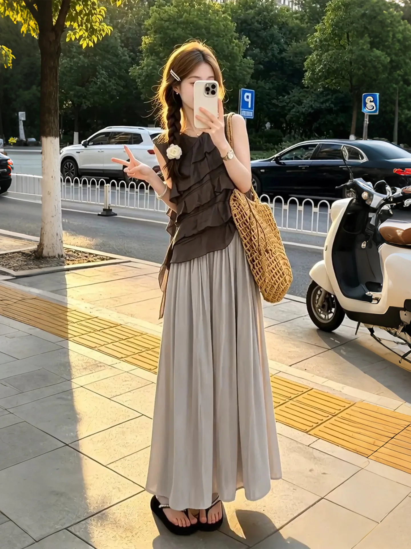 Summer Fashion plus Size Women's Outfit Asymmetrical Sleeveless Top And Skirt Set Salt Series Casual Loose Fit High Waist
Summer Fashion plus Size Women's Outfit Asymmetrical Sleeveless Top And Skirt Set Salt Series Casual Loose Fit High Waist