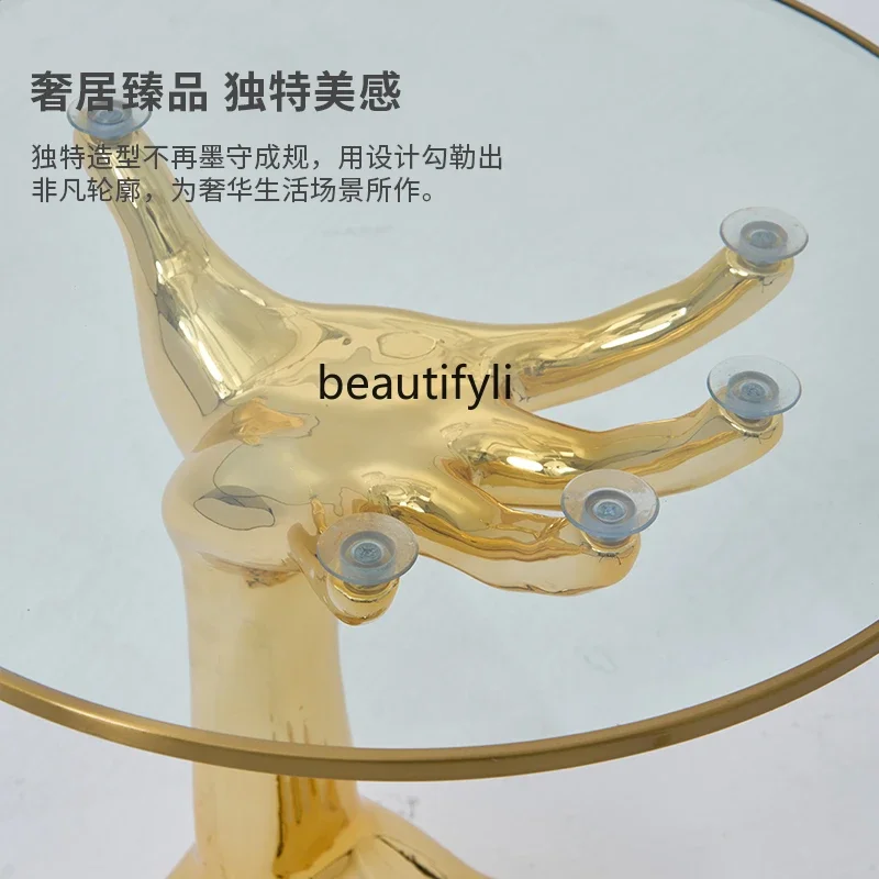 xzBianji Italian light luxury personalized creative hotel small coffee table household living room
xzBianji Italian light luxury personalized creative hotel small coffee table household living room