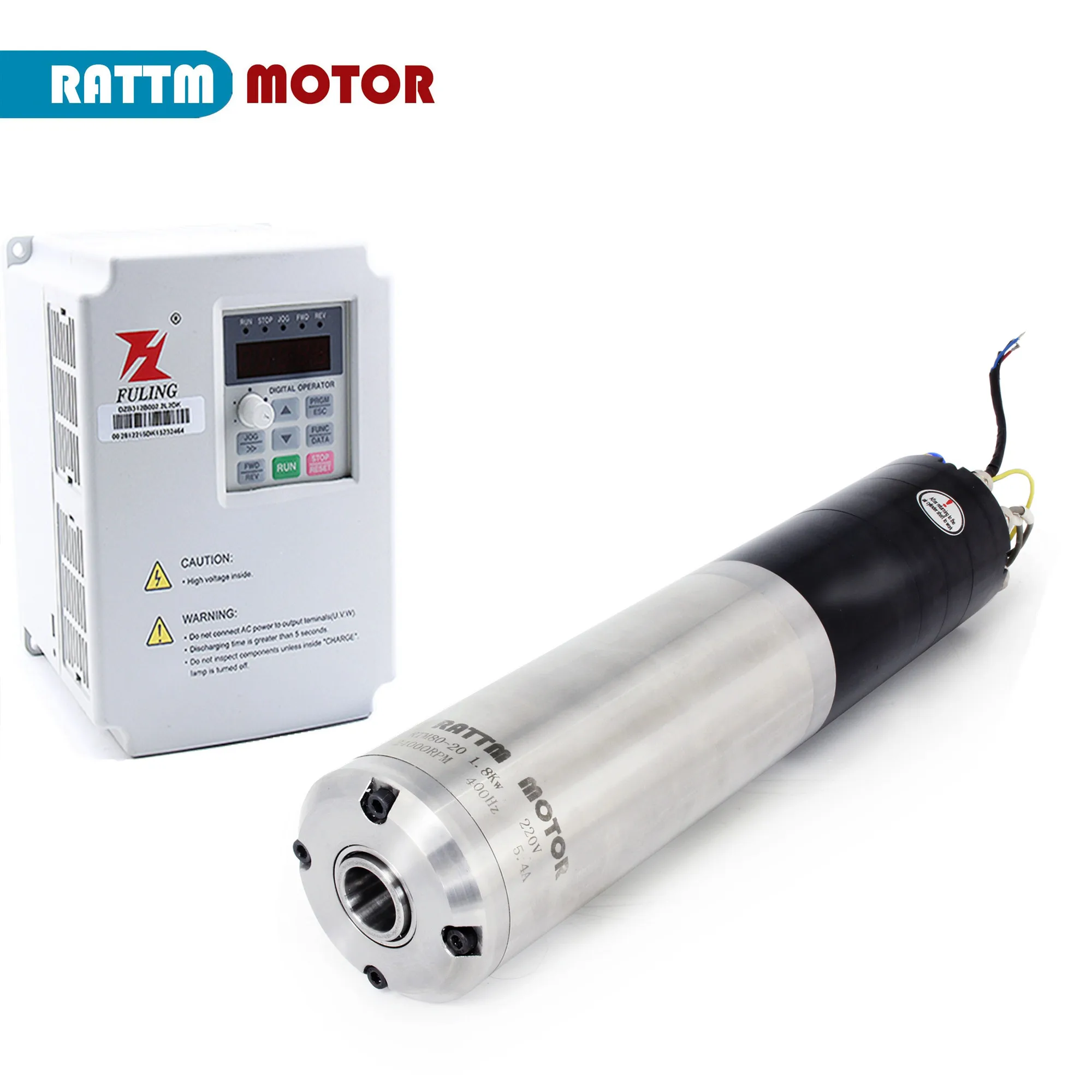 CNC Automatic tool change ATC Spindle Motor Water Cooling 1.8KW 2.2KW 220V ISO20 Holder 400Hz With 2.2KW FL inverter VFD Router
CNC Automatic tool change ATC Spindle Motor Water Cooling 1.8KW 2.2KW 220V ISO20 Holder 400Hz With 2.2KW FL inverter VFD Router