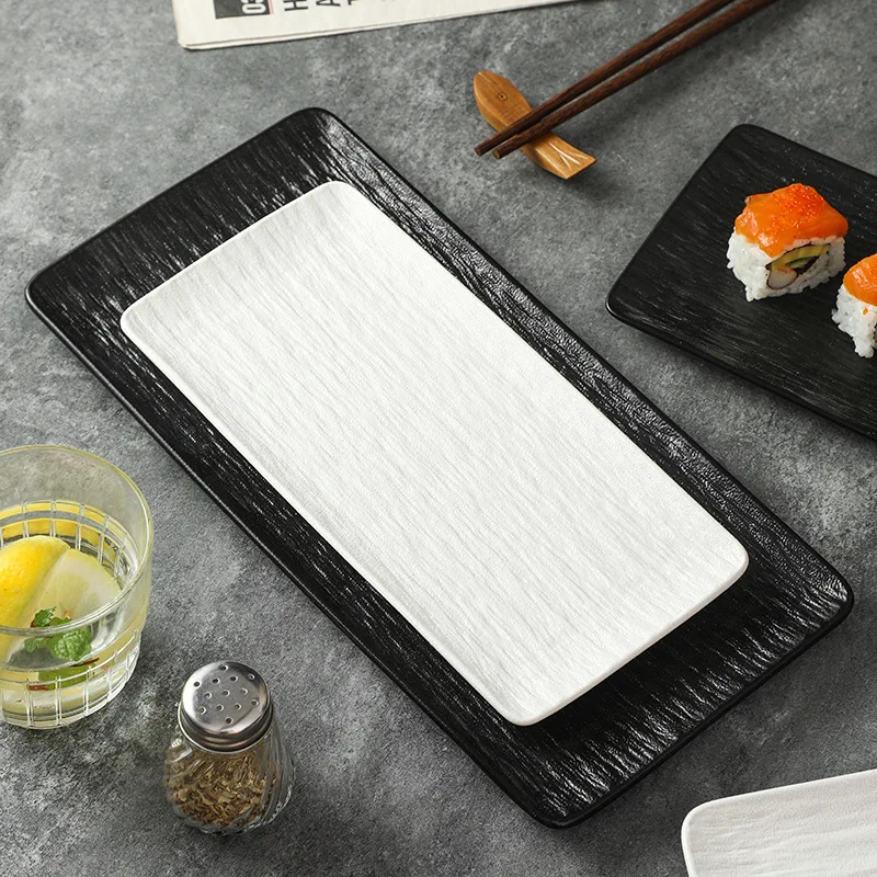 Керамические прямоугольные тарелки Высококачественные и легкие коммерческие длинные тарелки в западном стиле для роскошных отелей, домашние тарелки для фруктов и овощей
Керамические прямоугольные тарелки Высококачественные и легкие коммерческие длинные тарелки в западном стиле для роскошных отелей, домашние тарелки для фруктов и овощей