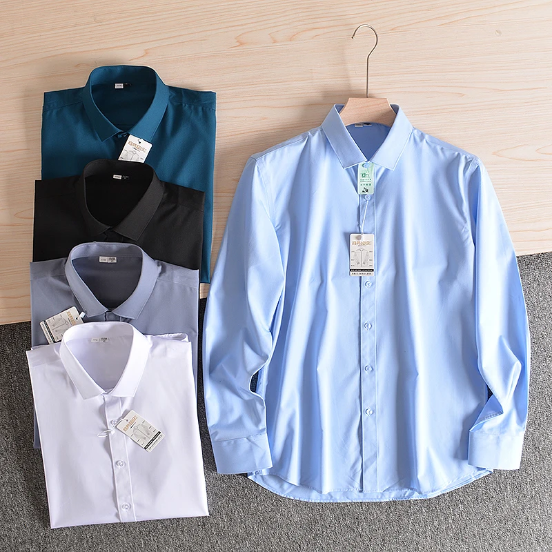 High Quality Lyocell Bamboo Fiber Men's Business Casual Color Shirt Fashionable Urban Style Long Sleeve Sharp Collar
High Quality Lyocell Bamboo Fiber Men's Business Casual Color Shirt Fashionable Urban Style Long Sleeve Sharp Collar