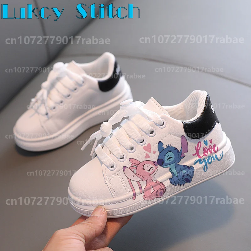 Stitch Cute Angel Tennis Basket Shoes Couple White Shoes Children Casual Sneakers Stitch Sport Shoes Size 21-34
Stitch Cute Angel Tennis Basket Shoes Couple White Shoes Children Casual Sneakers Stitch Sport Shoes Size 21-34