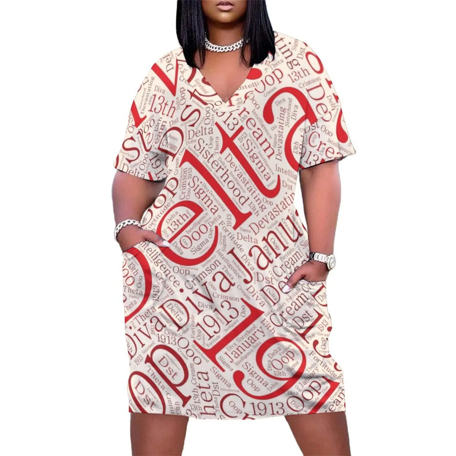 Delta Diva Word Art Loose Pocket Dress Summer women's clothing elegant women's dresses sale Summer skirt Evening gown
Delta Diva Word Art Loose Pocket Dress Summer women's clothing elegant women's dresses sale Summer skirt Evening gown