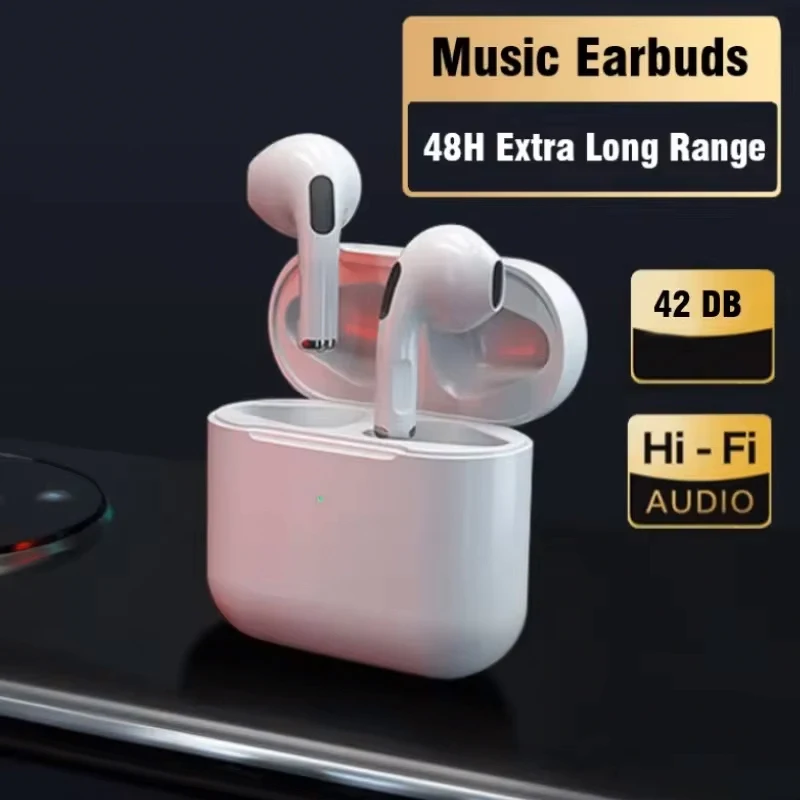 Pro4 True Wireless Earphones Dual Ear In Ear Headphones Ultra Long Standby Running Bass Sports Earburds Music Headset with Mic
Pro4 True Wireless Earphones Dual Ear In Ear Headphones Ultra Long Standby Running Bass Sports Earburds Music Headset with Mic