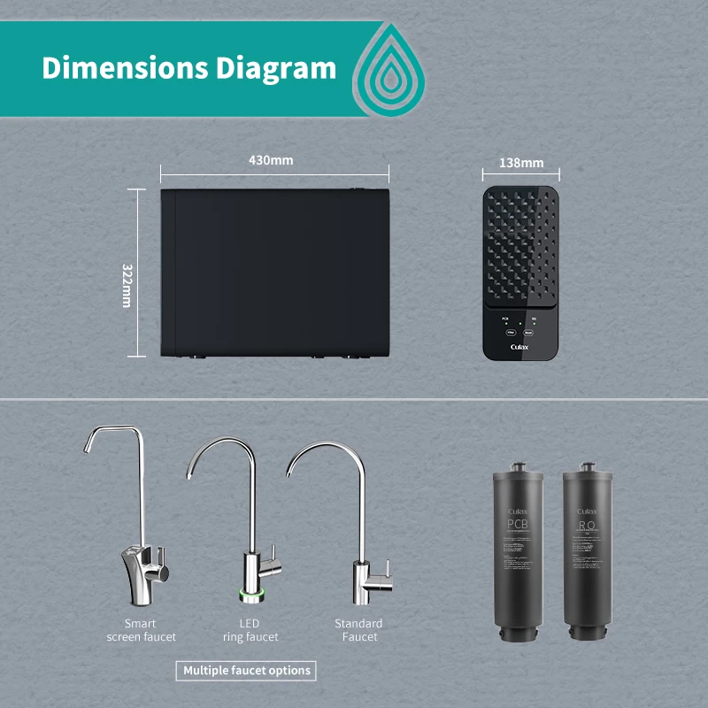 4 Stage Water Filter Household Purifier Water Filter System Water Purifier For Home
4 Stage Water Filter Household Purifier Water Filter System Water Purifier For Home