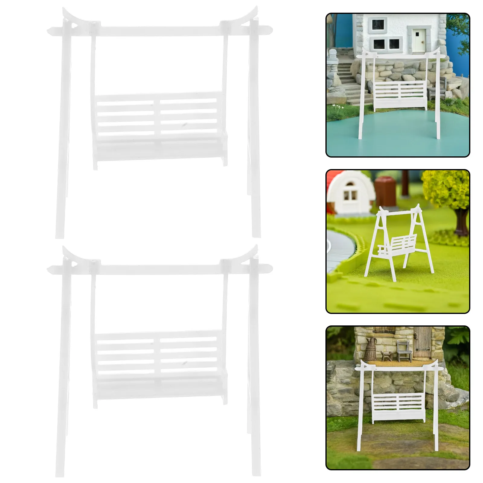 2Pcs Miniature Hanging Chairs 1:50 Scale Micro Furniture Simulation Accessories Mini Furniture Ornament for DIY Sand Table Fairy
2Pcs Miniature Hanging Chairs 1:50 Scale Micro Furniture Simulation Accessories Mini Furniture Ornament for DIY Sand Table Fairy